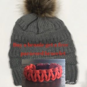 Buy a beanie get a free paracord bracelet